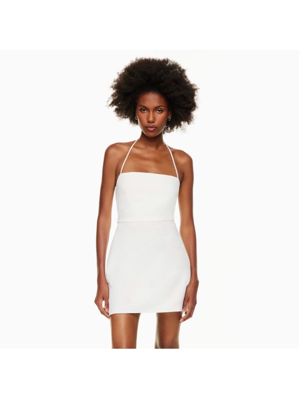 Aritzia Linen Credenza Dress White